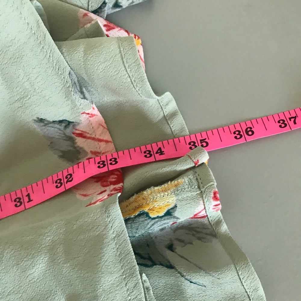 Privacy Please Henson Dress in Mint Floral Dress L - Picture 8 of 11